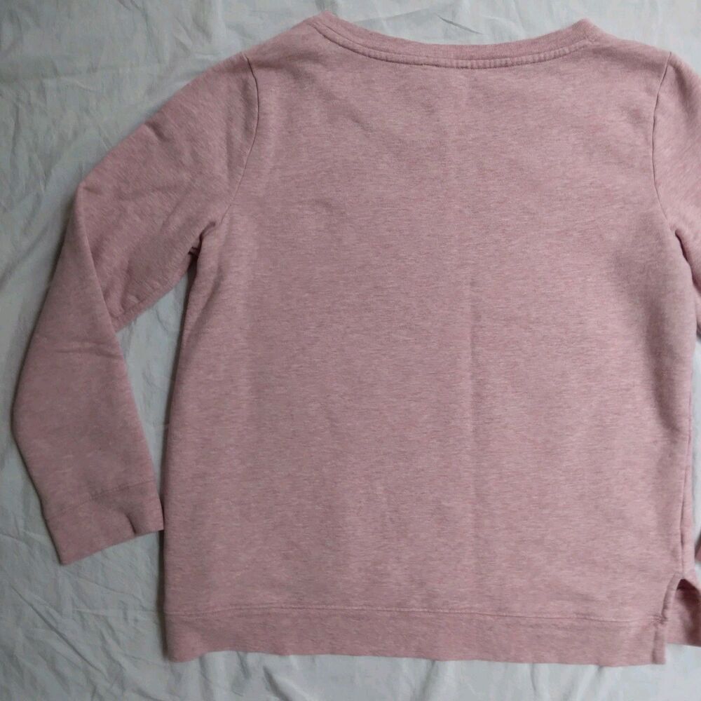 Talbots Pink Snowflake Sweatshirt Cozy Cabincore Ski Lodge Women's Size M - Picture 7 of 10
